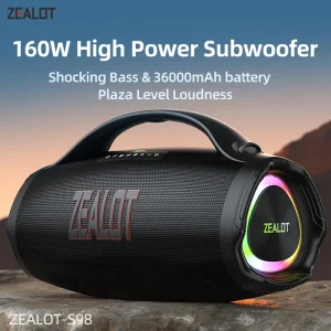ZEALOT-S98 Portable Bluetooth Speaker 160W High Volume Waterproof