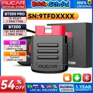 MUCAR BT200 Automotive Diagnostic Tools Obd 2 Bluetooth Wifi Scanner for All Cars