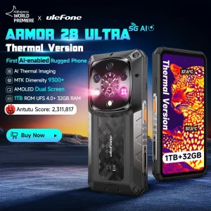 Ulefone Armor 28 Ultra 5G AI Thermal Imaging Rugged Phone