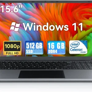 15.6 Inch Laptop Windows 11 Notebook 16G RAM