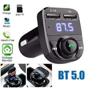 Wireless Bluetooth FM Transmitter & MP3 Player