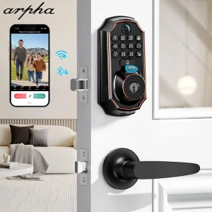 Video Smart Lock with Camera & Doorbell 5-in-1 Keyless Entry